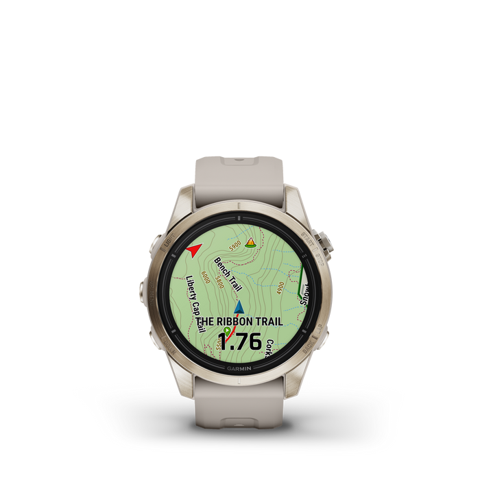 Garmin Epix™ Pro Montre Gps Intelligente - Suivi De La Sante Avec Ecran Amoled, 42 Mm - Or Doux