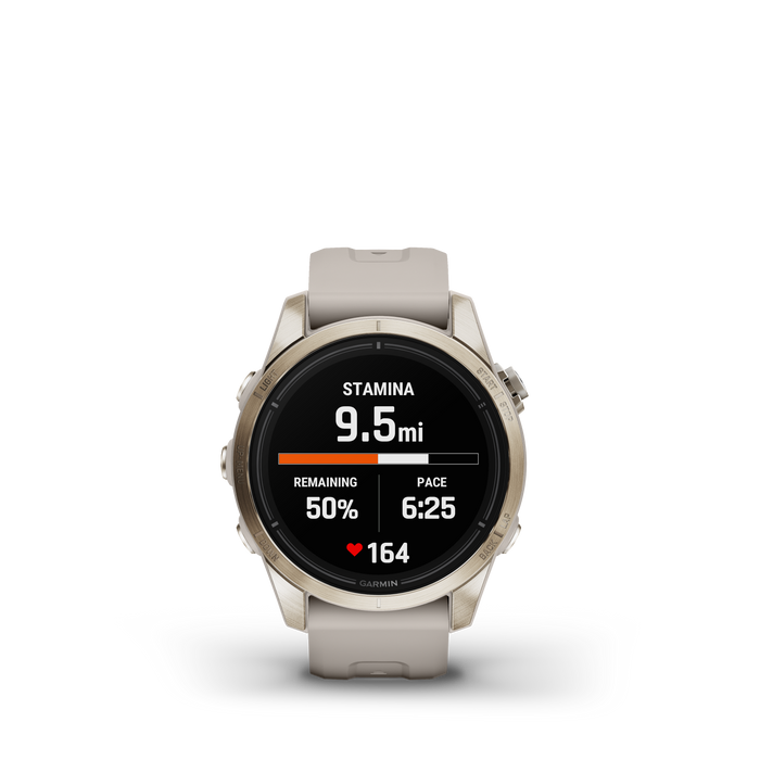 Garmin Epix™ Pro Montre Gps Intelligente - Suivi De La Sante Avec Ecran Amoled, 42 Mm - Or Doux