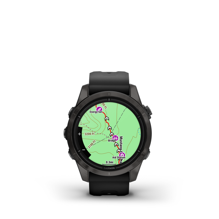 Garmin Epix™ Pro Montre Gps Intelligente - Suivi De La Sante Avec Ecran Amoled, 42 Mm - Gris Carbone