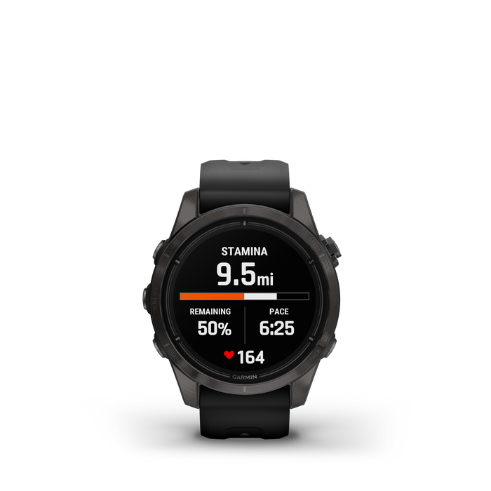 Garmin Epix™ Pro Montre Gps Intelligente - Suivi De La Sante Avec Ecran Amoled, 42 Mm - Gris Carbone