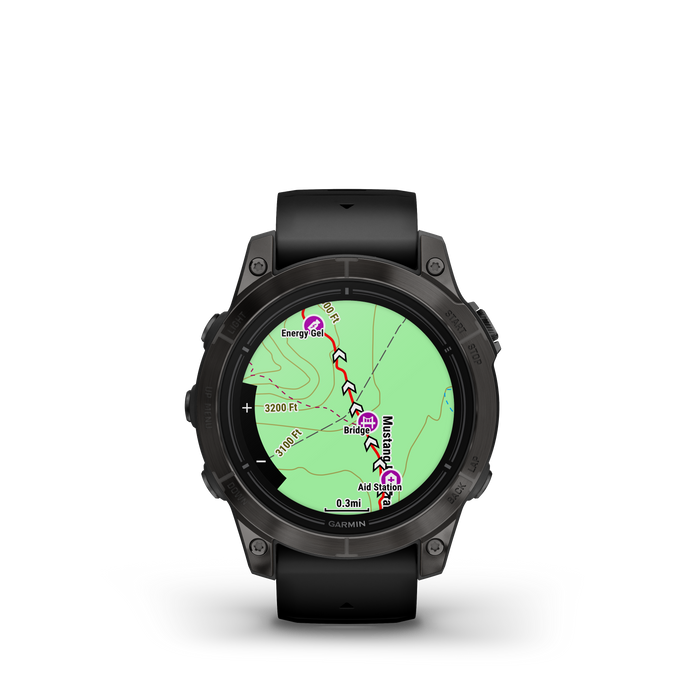 Garmin Epix™ Pro Montre Gps Intelligente - Suivi De La Sante Avec Ecran Amoled, 47 Mm - Gris Carbone