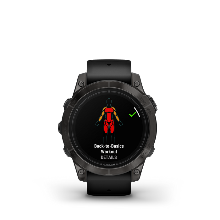 Garmin Epix™ Pro Montre Gps Intelligente - Suivi De La Sante Avec Ecran Amoled, 47 Mm - Gris Carbone