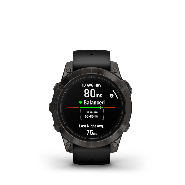 Garmin Epix™ Pro Montre Gps Intelligente - Suivi De La Sante Avec Ecran Amoled, 47 Mm - Gris Carbone