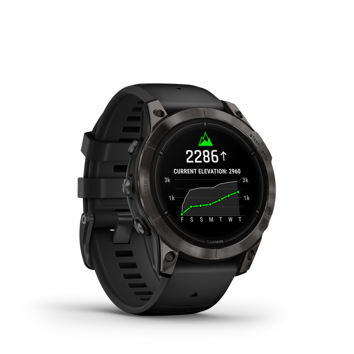 Garmin Epix™ Pro Montre Gps Intelligente - Suivi De La Sante Avec Ecran Amoled, 47 Mm - Gris Carbone