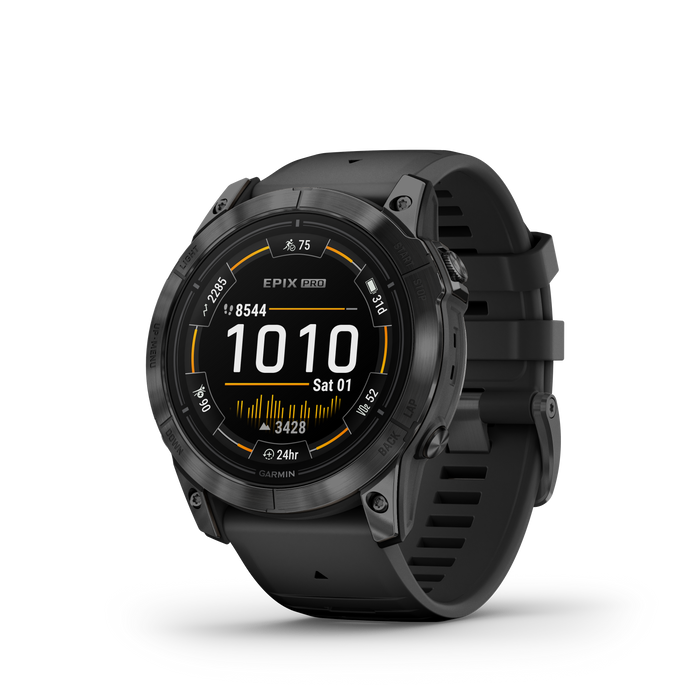 Garmin Epix™ Pro Montre Gps Intelligente - Suivi De La Sante Avec Ecran Amoled, 51 Mm - Gris Ardoise