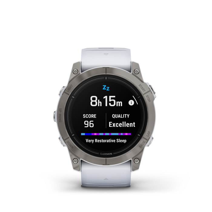 Garmin Epix™ Pro Montre Gps Intelligente - Suivi De La Sante Avec Ecran Amoled, 51 Mm - Titane