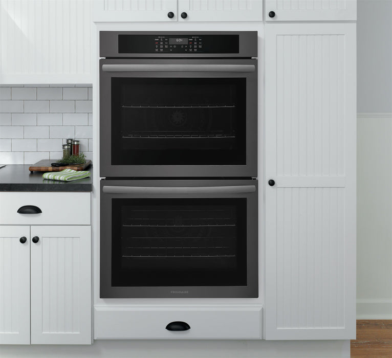 Four mural double Frigidaire de 30 po - acier inoxydable noir - FCWD3030AD