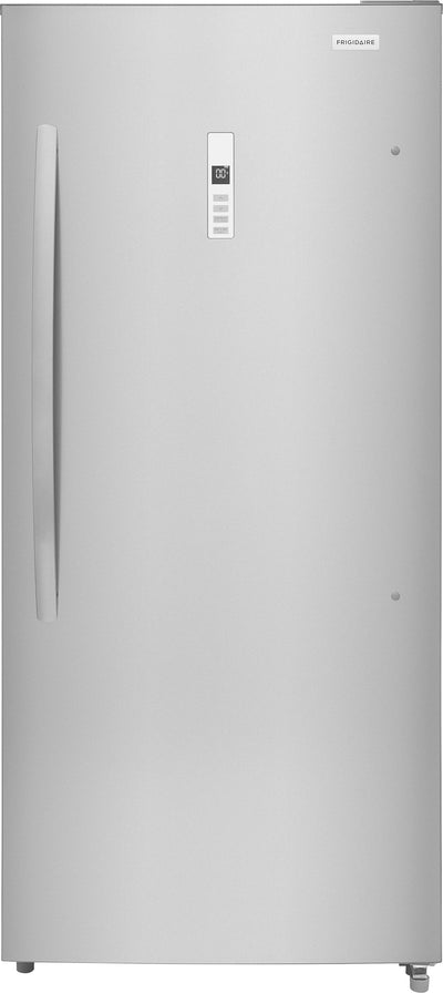Frigidaire 21 Cu. Ft. Garage Ready Upright Freezer - Fingerprint-Resistant Stainless Steel Look -  FFUV2136AV | Frigidaire Congélateur vertical prêt pour le garage de 21 pi³ - FFUV2136AV