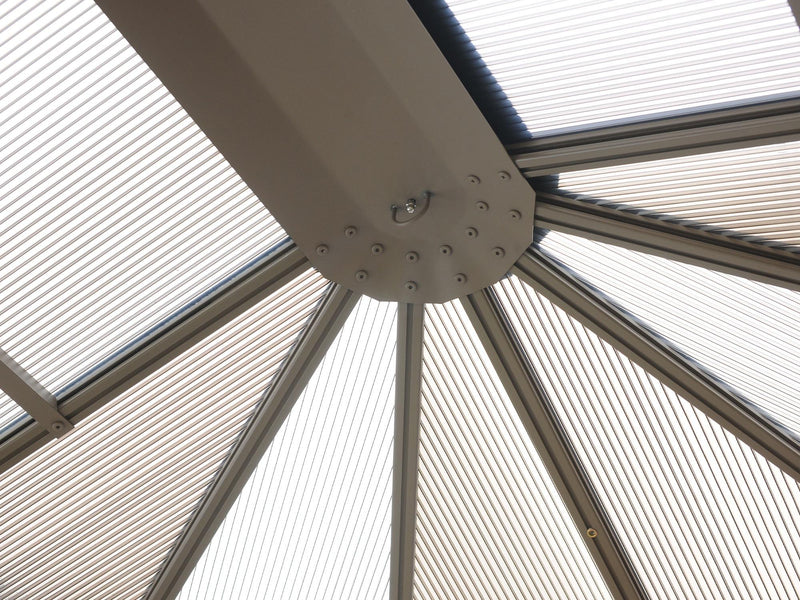 Gazebo Penguin Florence - Solarium 12x18 Toit de polycarbonate