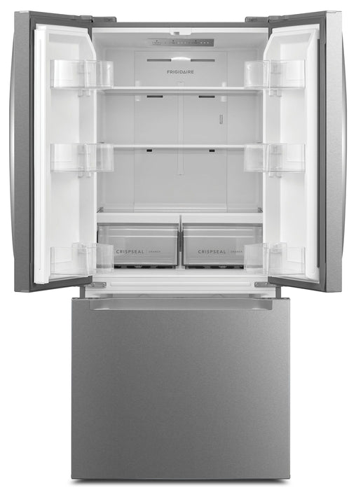Réfrigérateur Frigidaire de 19 pi3 et de 29,5 po portes françaises - acier inoxydable Smudge-ProofMD - FRFN1801AF