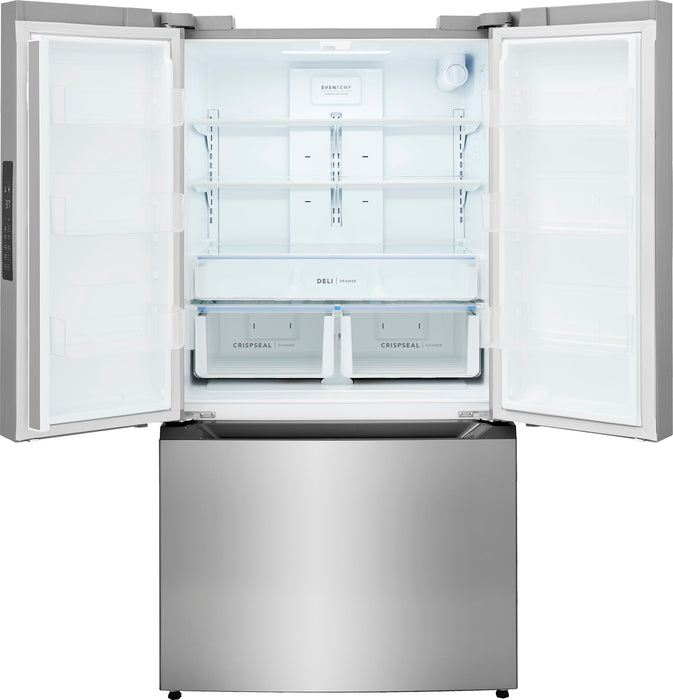 Réfrigérateur Frigidaire de 29 pi3 et de 36 po de profondeur standard à portes françaises - acier inoxydable - FRFN2913BV