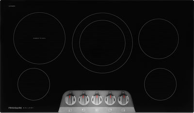 Frigidaire Gallery 36" Electric Cooktop - Black Stainless Steel -  GCCE3670BD | Frigidaire Gallery Surface de cuisson électrique de 36 po - GCCE3670BD