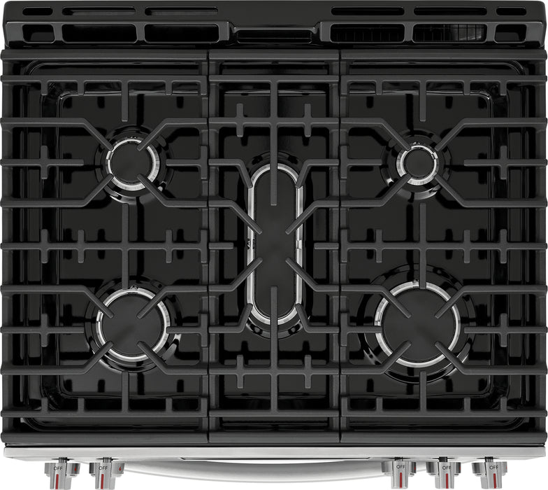 Cuisinière à gaz Frigidaire Gallery de 6 pi³ avec pizza cuite sur pierre - acier inoxydable Smudge-ProofMD - GCFG3070BF