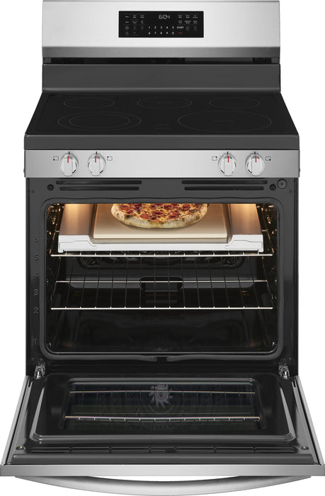 Cuisinière électrique Frigidaire Gallery de 5,3 pi3 avec pizza cuite sur pierre - acier inoxydable Smudge-ProofMD - GCREC070BF