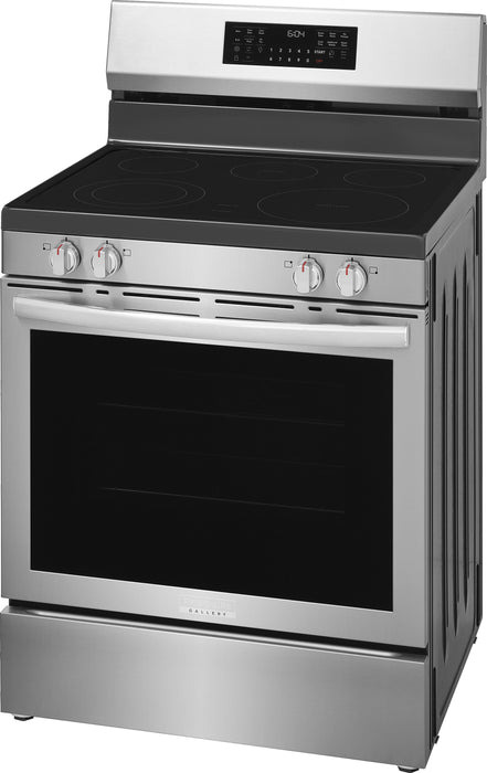 Cuisinière électrique Frigidaire Gallery de 5,3 pi3 avec pizza cuite sur pierre - acier inoxydable Smudge-ProofMD - GCREC070BF