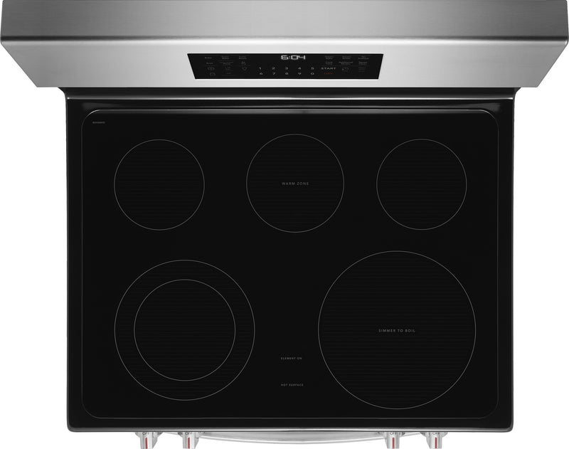 Cuisinière électrique Frigidaire Gallery de 5,3 pi3 avec pizza cuite sur pierre - acier inoxydable Smudge-ProofMD - GCREC070BF