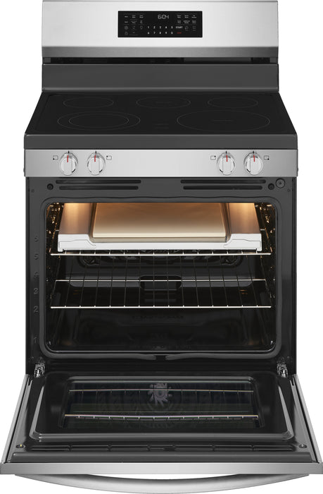 Cuisinière électrique Frigidaire Gallery de 5,3 pi3 avec pizza cuite sur pierre - acier inoxydable Smudge-ProofMD - GCREC070BF
