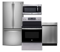 Ensemble de 4 électroménagers GE pour la cuisine - acier inoxydable