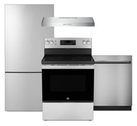 Ensemble de 4 électroménagers GE pour la cuisine - acier inoxydable