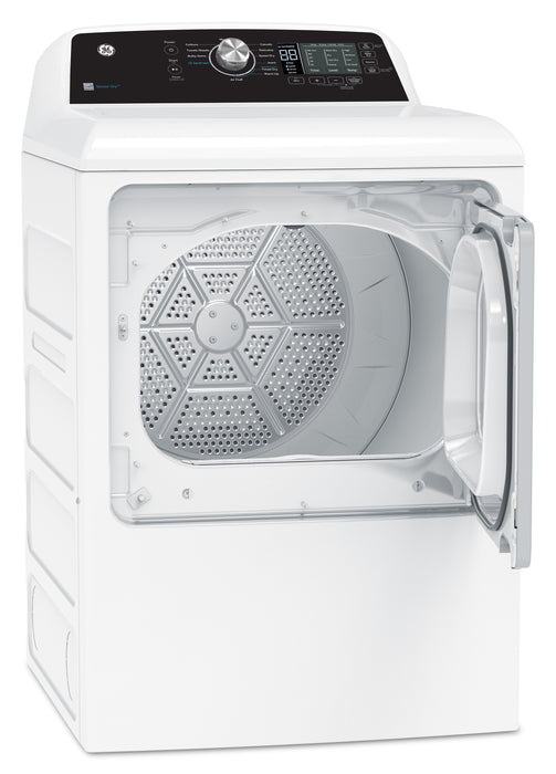 Sécheuse électrique GE de 7,4 pi³ avec cycle SaniFresh - blanche - GTD68EBMRWS