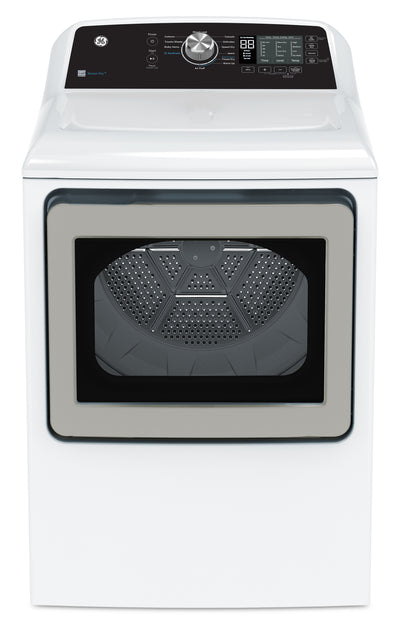 GE 7.4 Cu. Ft. Electric Dryer with SaniFresh Cycle - White - GTD68EBMRWS | Sécheuse électrique GE de 7,4 pi³ avec cycle SaniFresh - blanche - GTD68EBMRWS