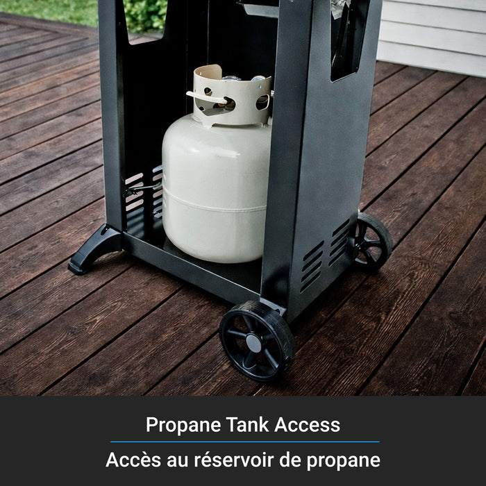 Broil King Gem 310 Shadow 3-bruleurs 24 000 BTU Barbecue a gaz propane - 814954