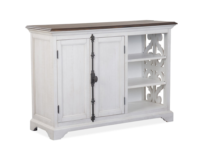 Classeur Milson de 52 po avec tablettes réglables - albâtre