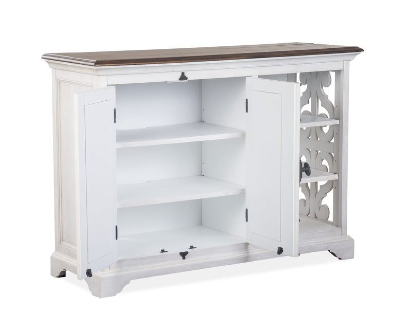 Classeur Milson de 52 po avec tablettes réglables - albâtre