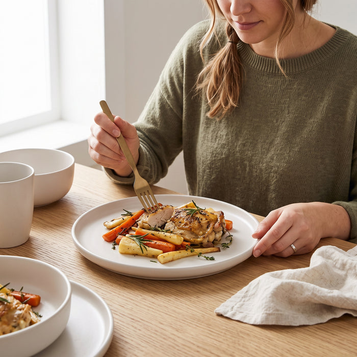 S&Co Gourmet Lisbon Assiettes a Diner en Gres