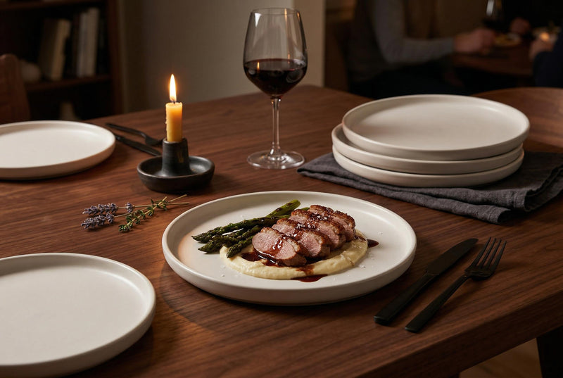 S&Co Gourmet Lisbon Assiettes a Diner en Gres