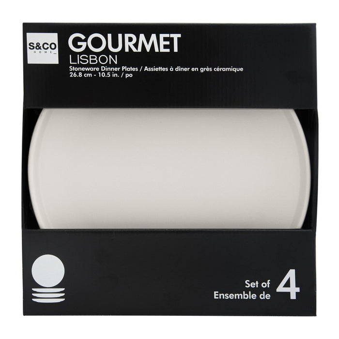 S&Co Gourmet Lisbon Assiettes a Diner en Gres