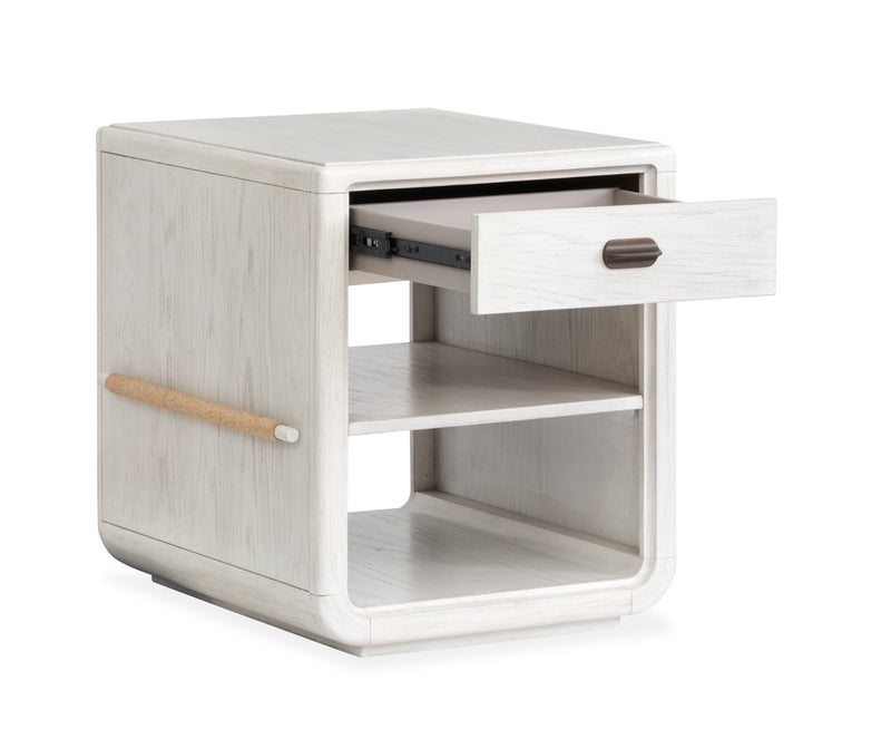 Table d’appoint Holton de 22 po avec rangement - perle 