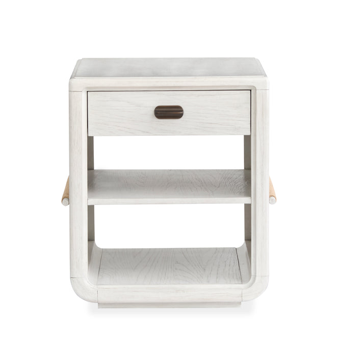 Table d’appoint Holton de 22 po avec rangement - perle 
