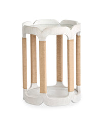  Table de bout Holton de 18 po avec rangement - perle