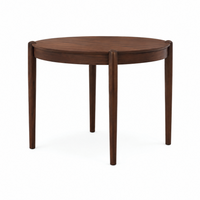 Table de salle à manger ronde Ivy de 42 po (L) - brune