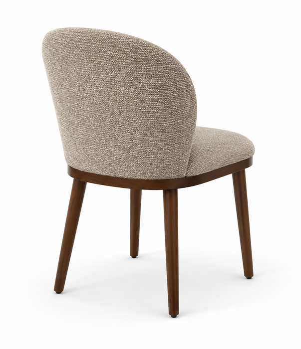 Chaise de salle à manger Ivy en tissu de polyester - taupe