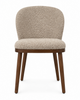 Ivy Dining Chair with Polyester Fabric – Taupe | Chaise de salle à manger Ivy en tissu de polyester - taupe