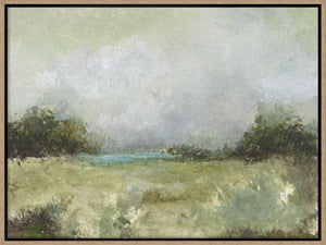 Toile décorative encadrée « The Promise » avec fioritures apposées à la main - 38 po x 50 po