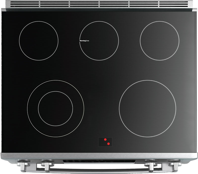 Réfrigérateur de 36 pi3 à portes françaises et cuisinière électrique de 4,6 pi3 de Bosch - acier inoxydable