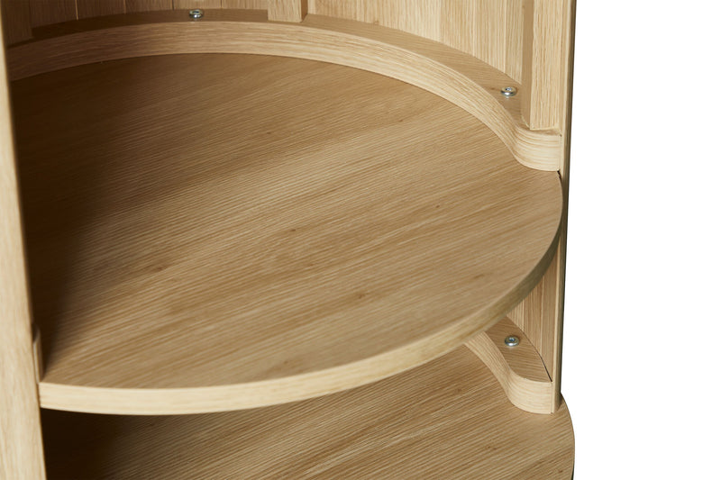 Table de bout moderne Juniper de 20 po - chêne naturel