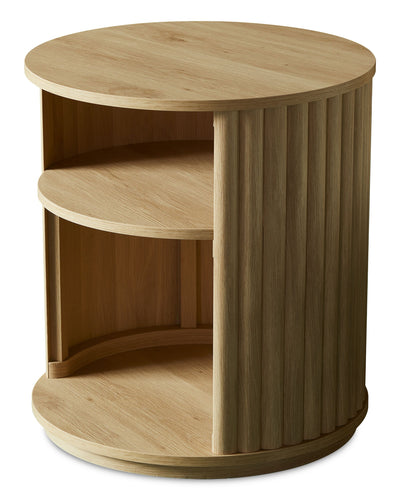 Juniper 20" Modern End Table – Natural Oak | Table de bout moderne Juniper de 20 po - chêne naturel
