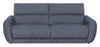 Sofa à inclinaison électrique Kaia de Cindy Crawford Home de 92 po en tissu avec appuie-têtes électriques- indigo