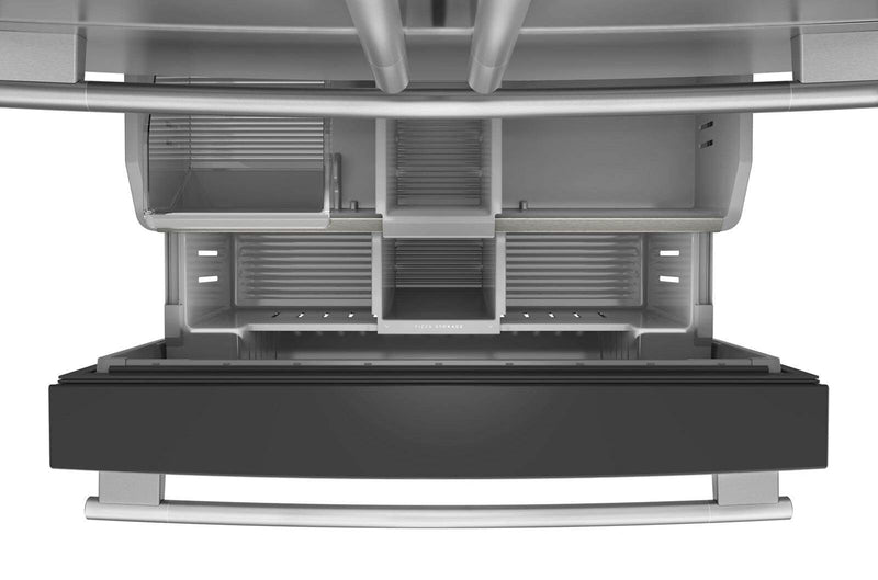 Réfrigérateur KitchenAid de 30 pi³ à portes françaises - acier inoxydable PrintShield - KRMF336SPS