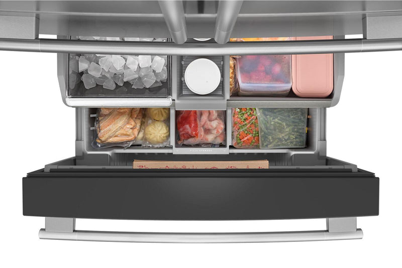 Réfrigérateur KitchenAid de 30 pi³ à portes françaises - acier inoxydable PrintShield - KRMF336SPS