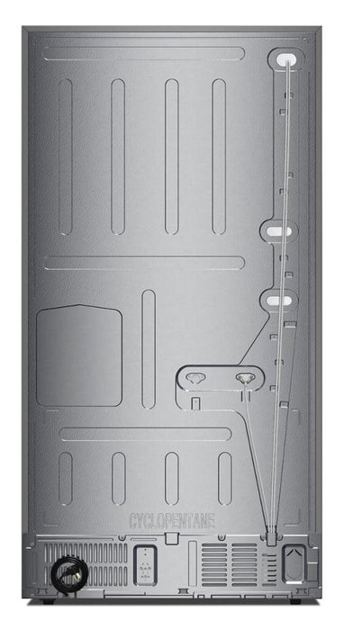Réfrigérateur KitchenAid de 30 pi³ à portes françaises - acier inoxydable PrintShield - KRMF336SPS