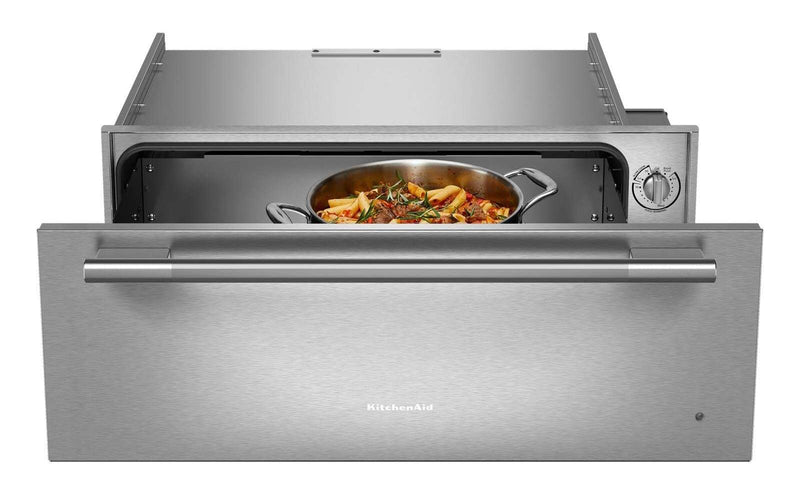 Tiroir-réchaud mijoteuse KitchenAid de 27 po - acier inoxydable PrintShieldMC - KWES727SPS