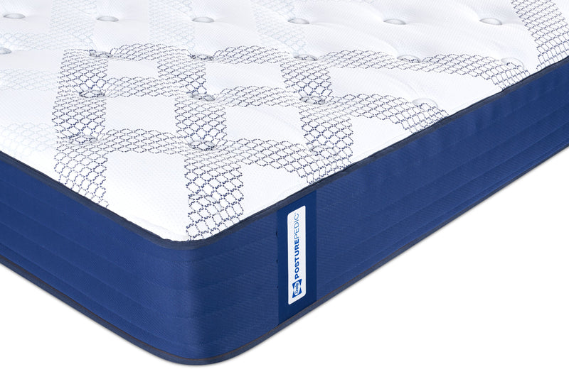 Matelas moyen à plateau régulier Espanola PosturepedicMD de série 850 de Sealy pour lit simple