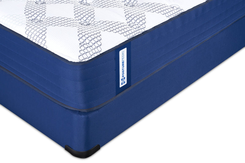 Ensemble matelas moyen à plateau régulier Espanola PosturepedicMD de série 850 de Sealy pour lit double