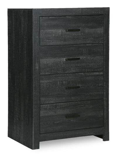 Soren Bedroom Chest of Drawers, 4-Drawer, 32"W x 45"H - Graphite Grey | Commode verticale de chambre à coucher Soren de 32 po (L) x 45 po (H) à 4 tiroirs - gris graphite