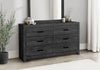 Soren Bedroom 6-Drawer Dresser, 59"W x 33"H - Graphite Grey | Commode de chambre à coucher Soren de 59 po (L) x 33 po (H) à 6 tiroirs - gris graphite
